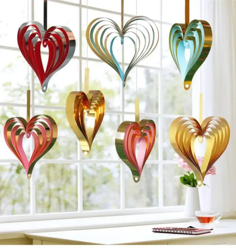 Golden Love Heart Hanging Pendant 3D Window Decor Door Mother‘s Day Wedding Party Decor Happy Valentine's Day Decor For Home
Golden Love Heart Hanging Pendant 3D Window Decor Door Mother‘s Day Wedding Party Decor Happy Valentine's Day Decor For Home