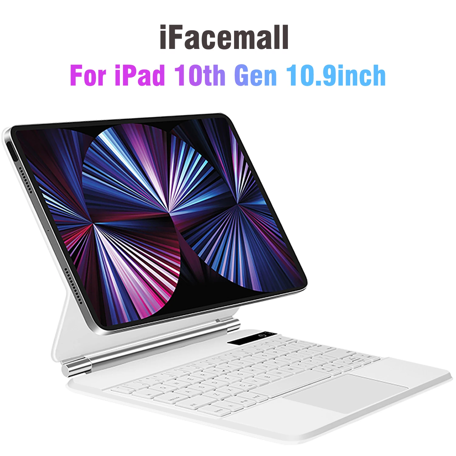IFacemall фоновая Волшебная клавиатура для iPad 10-го поколения, клавиатура folio
IFacemall фоновая Волшебная клавиатура для iPad 10-го поколения, клавиатура folio
