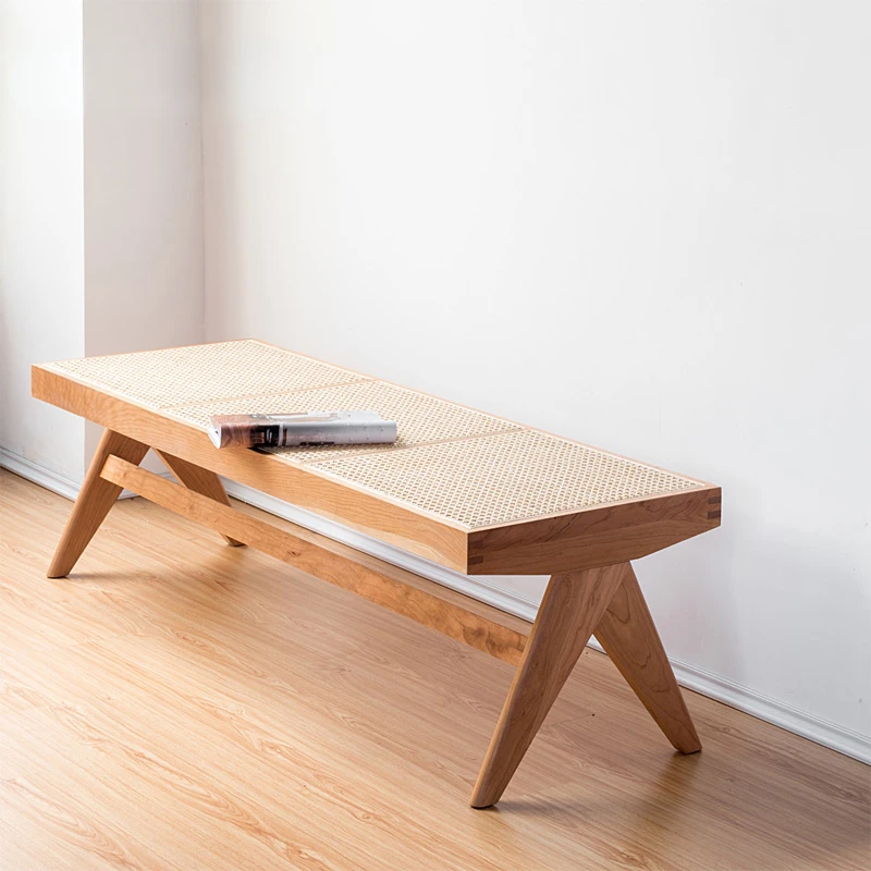 Solid wood bench for changing shoes stool at home door rattan chandigarh chair bedside stool dining table stool
Solid wood bench for changing shoes stool at home door rattan chandigarh chair bedside stool dining table stool