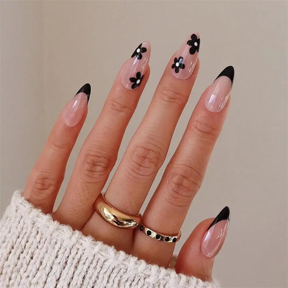 Detachable Fake Nails Press on Nails Manicure Simple French Long Almond False Nails
Detachable Fake Nails Press on Nails Manicure Simple French Long Almond False Nails