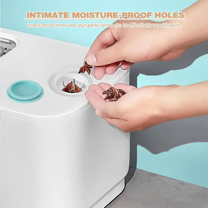 Rice Dispenser Storage 10 catties push-pull rice bucket with Rolling Wheel Moisture-proof Kitchen Food Container accessories
Rice Dispenser Storage 10 catties push-pull rice bucket with Rolling Wheel Moisture-proof Kitchen Food Container accessories