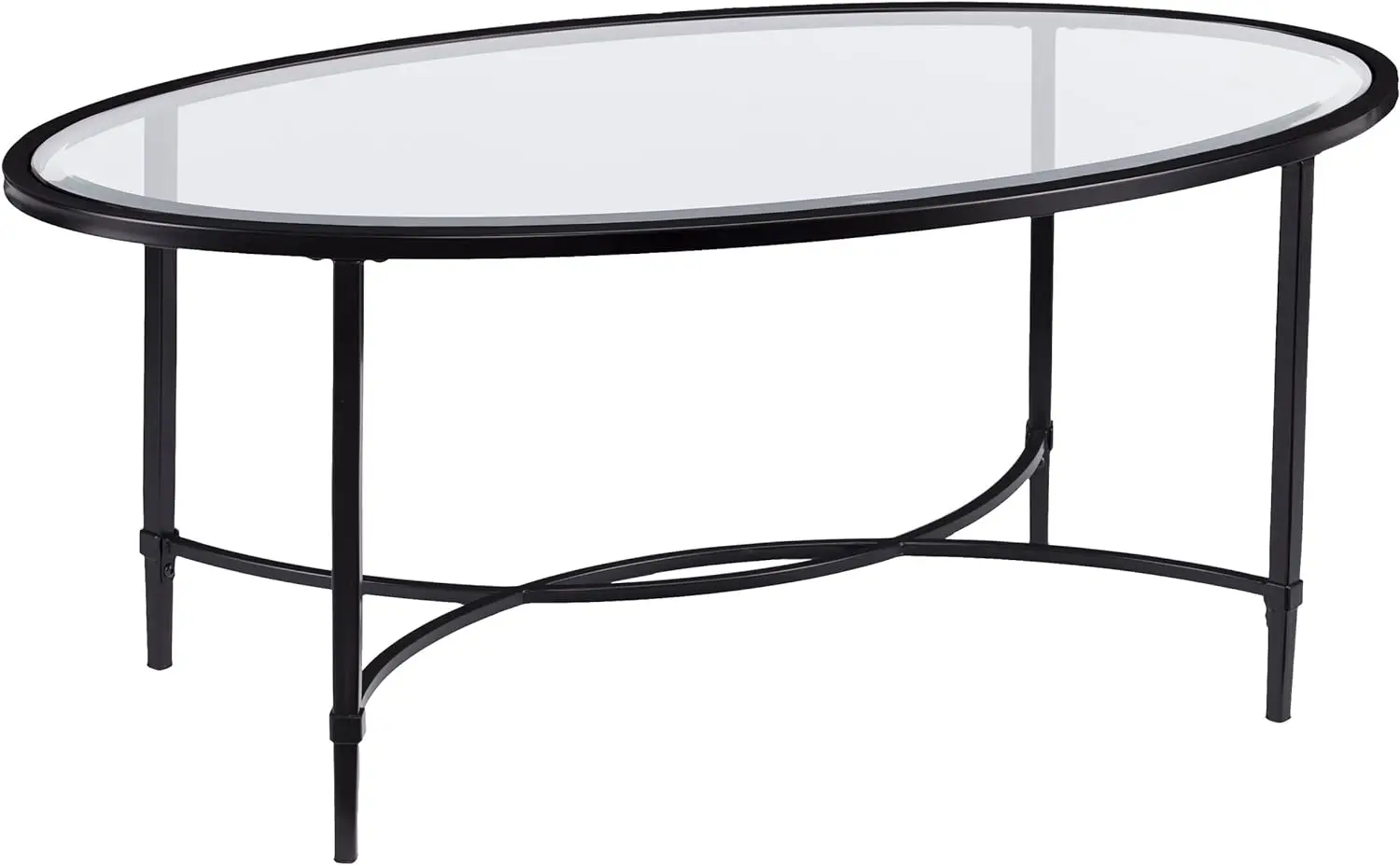 Enterprises Quinton Oval Cocktail Coffee Table, black, 45 in x 25 in x 19 in
Enterprises Quinton Oval Cocktail Coffee Table, black, 45 in x 25 in x 19 in