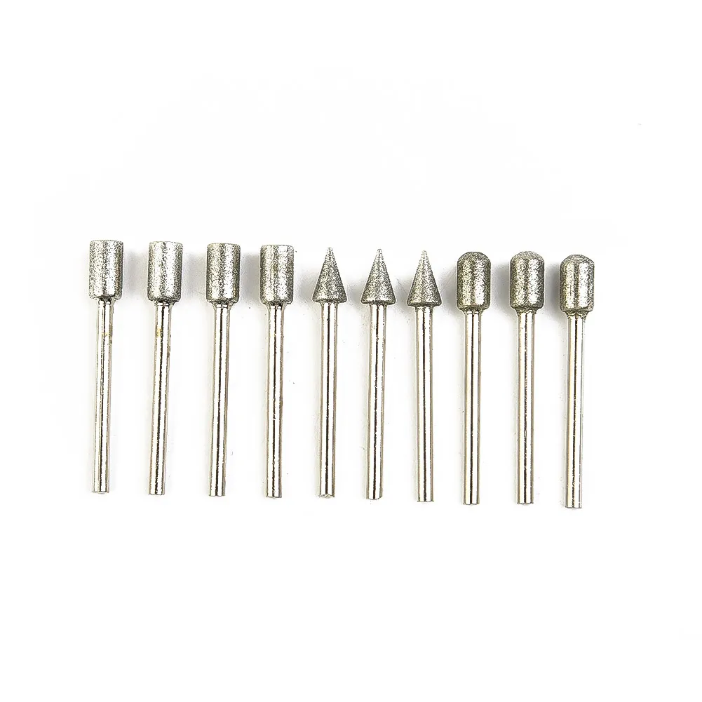 20PC 120 Grit Electroplated Diamond Burr Set Drill Bit Set Rotary Grinding Tool 20*Grinding Burr Drill Bits Wood, Glass, Metal
20PC 120 Grit Electroplated Diamond Burr Set Drill Bit Set Rotary Grinding Tool 20*Grinding Burr Drill Bits Wood, Glass, Metal