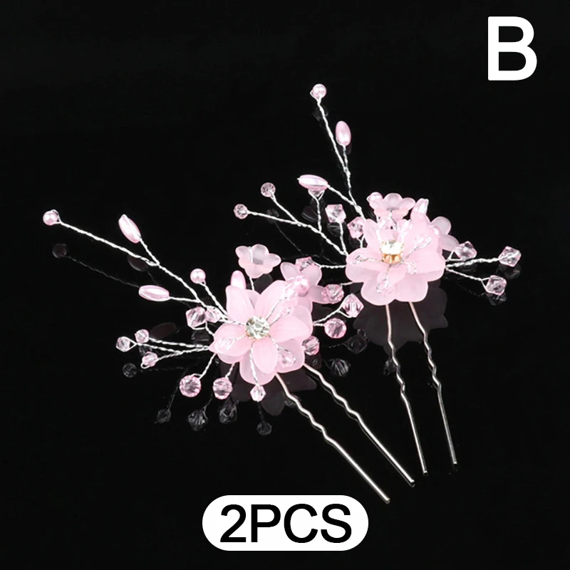 2Pcs Hair Accessories Flower Hairpin Hair Clip Hairpin Hair Fork Wedding Accessories Bridal Headwear Fashion
2Pcs Hair Accessories Flower Hairpin Hair Clip Hairpin Hair Fork Wedding Accessories Bridal Headwear Fashion
