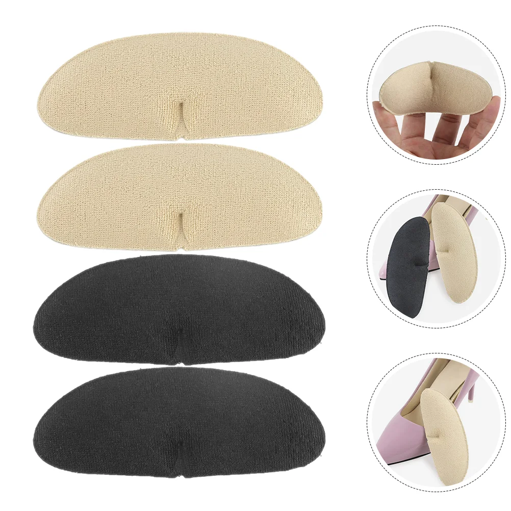 

2 Pairs Shoe Heel Inserts Shoes Insoles Comfortable Heel Inserts For Liner Padding Convenient Pads Polyurethane Sponge Cushions