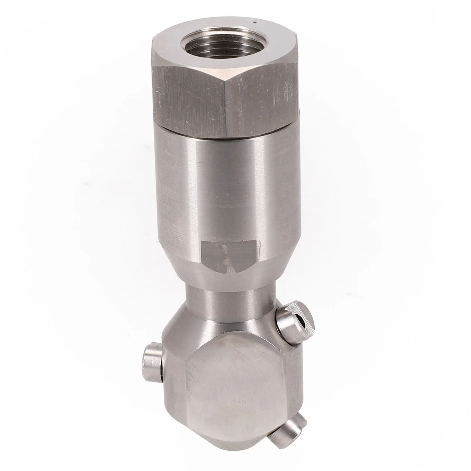 Durable Rotating Washing Nozzle, Stainless Steel Material, 360 Degree Rotation, Perfect for Cleaning Pipes and Tanks
Durable Rotating Washing Nozzle, Stainless Steel Material, 360 Degree Rotation, Perfect for Cleaning Pipes and Tanks