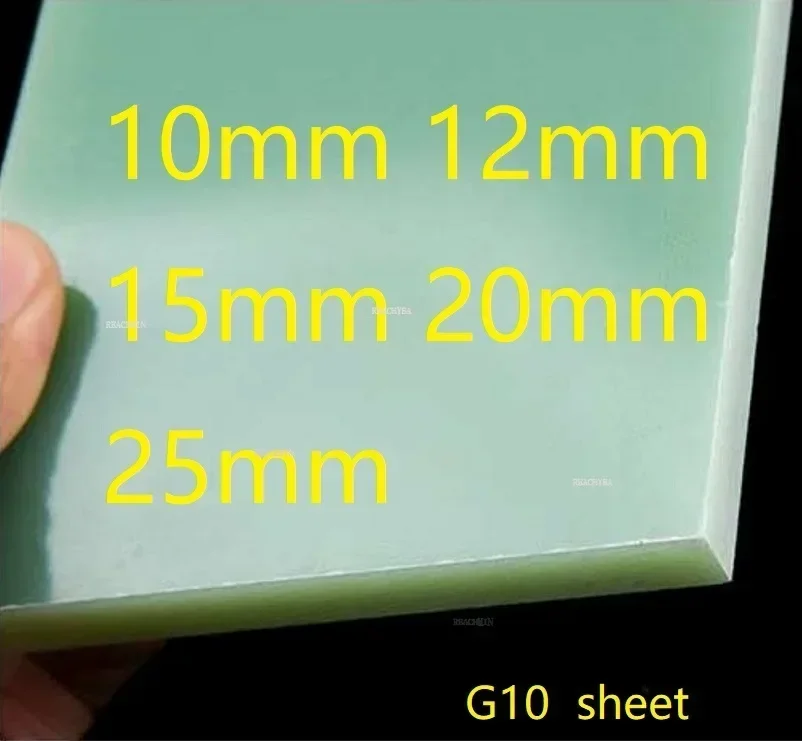 Зеленая эпоксидная пластина G10, изоляционная плита, Стекловолоконный лист FR4 GFRP FR-4, 10 мм, 12 мм, 15 мм, 20 мм, 25 мм
Зеленая эпоксидная пластина G10, изоляционная плита, Стекловолоконный лист FR4 GFRP FR-4, 10 мм, 12 мм, 15 мм, 20 мм, 25 мм