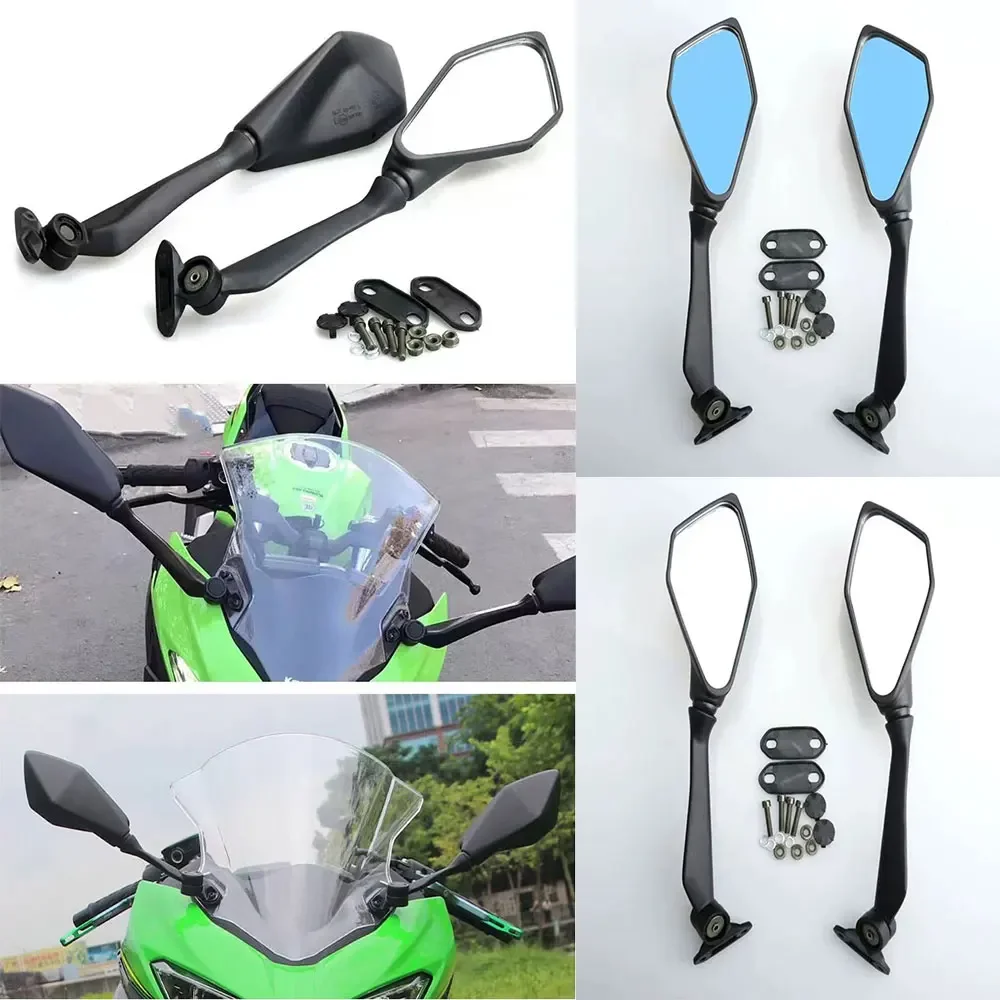 For Kawasaki Ninja 400 650 Z400 Z650 EX400 EX650 2018 2019 2020 2021 2022 2023 Motorcycle Rearview Rear View Side Mirrors Black
For Kawasaki Ninja 400 650 Z400 Z650 EX400 EX650 2018 2019 2020 2021 2022 2023 Motorcycle Rearview Rear View Side Mirrors Black