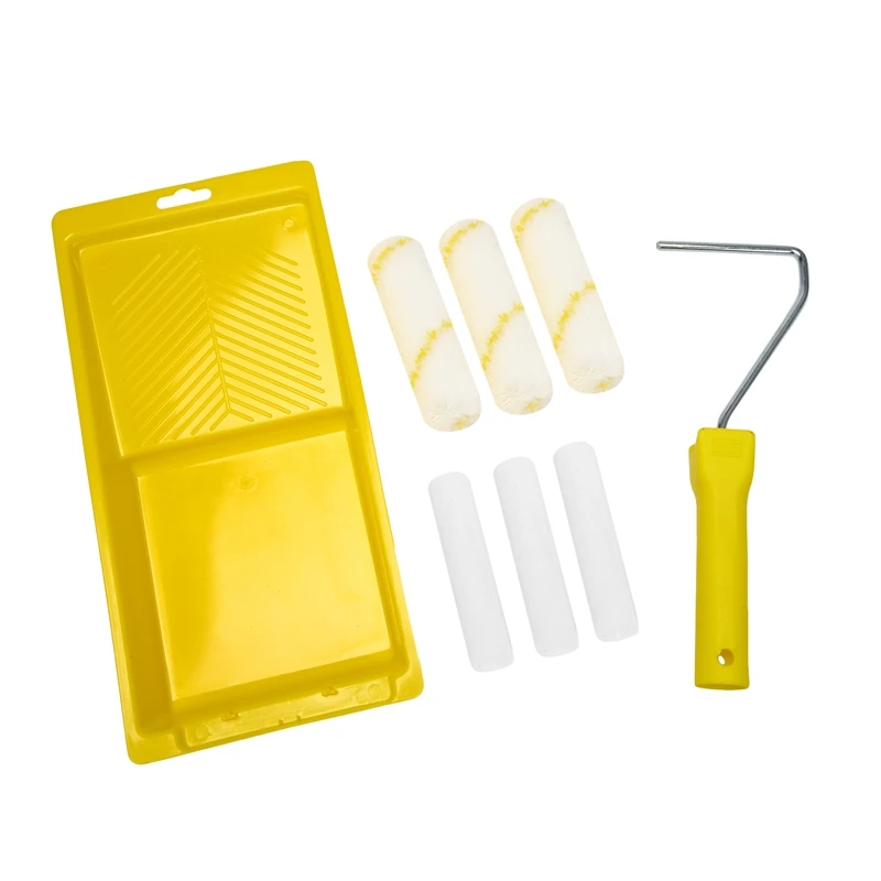 8Pcs Foam Paint Roller Tray Set 4-Inch Mini Roller Cover Refills For Wall Bathtub Paint Refinishing Sponge Roller Kit
8Pcs Foam Paint Roller Tray Set 4-Inch Mini Roller Cover Refills For Wall Bathtub Paint Refinishing Sponge Roller Kit