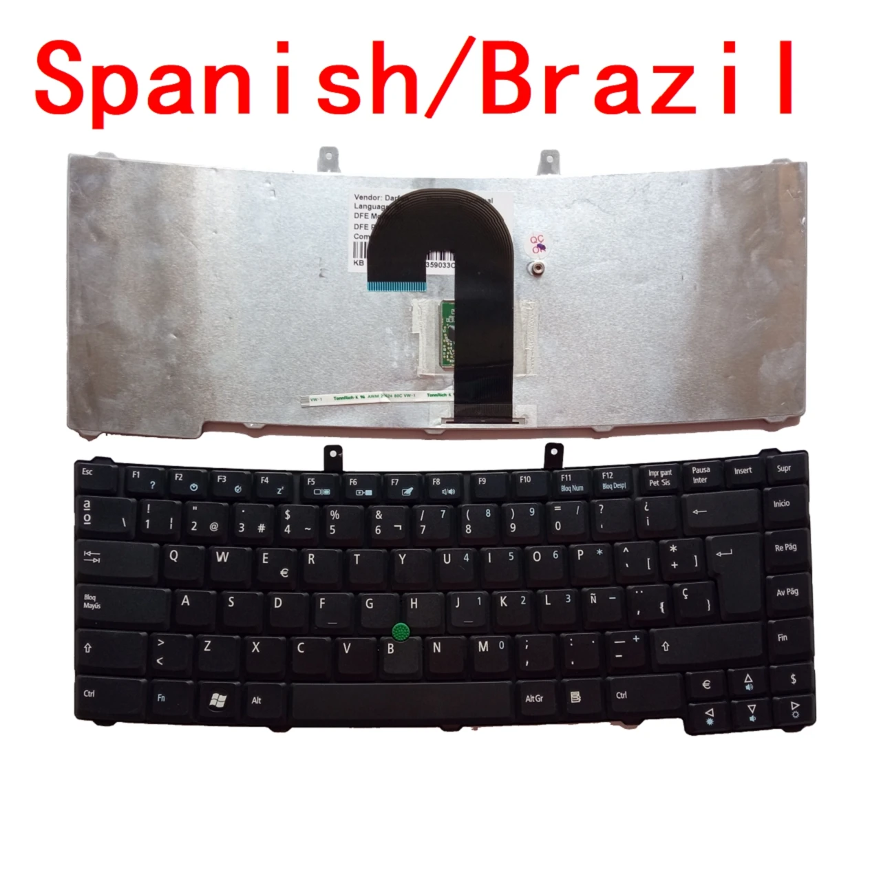 Новая испанская и бразильская Клавиатура для ноутбука Acer TM6410, TM6460, TM6490, TM6492, сменная Клавиатура для ноутбука
Новая испанская и бразильская Клавиатура для ноутбука Acer TM6410, TM6460, TM6490, TM6492, сменная Клавиатура для ноутбука