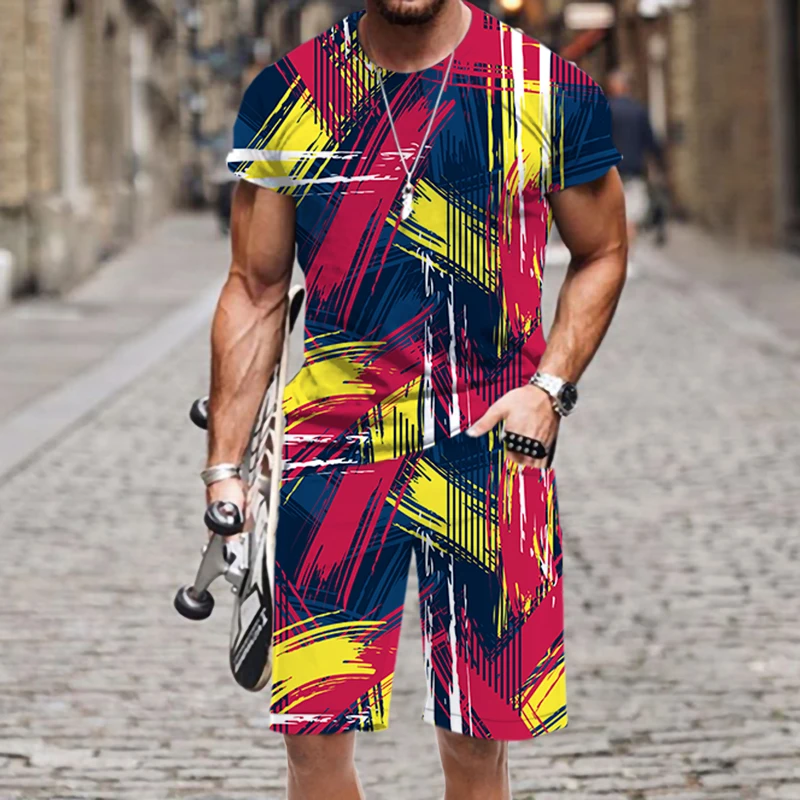 Men's T-shirt Shorts Set O Neck Beach Fashion Hot Tops 2022 New Hip-hop Spring Autumn Short Sleeve Tracksuit Outfit Casual Funny
Men's T-shirt Shorts Set O Neck Beach Fashion Hot Tops 2022 New Hip-hop Spring Autumn Short Sleeve Tracksuit Outfit Casual Funny