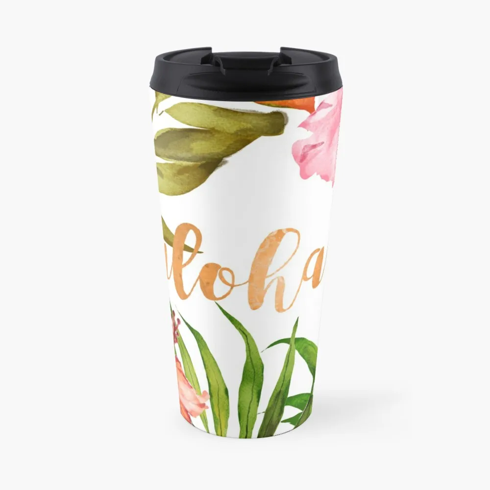 Aloha Tropical Hawaiian Floral Watercolor Travel Coffee Mug Cup Coffe Beautiful Tea Cups
Aloha Tropical Hawaiian Floral Watercolor Travel Coffee Mug Cup Coffe Beautiful Tea Cups
