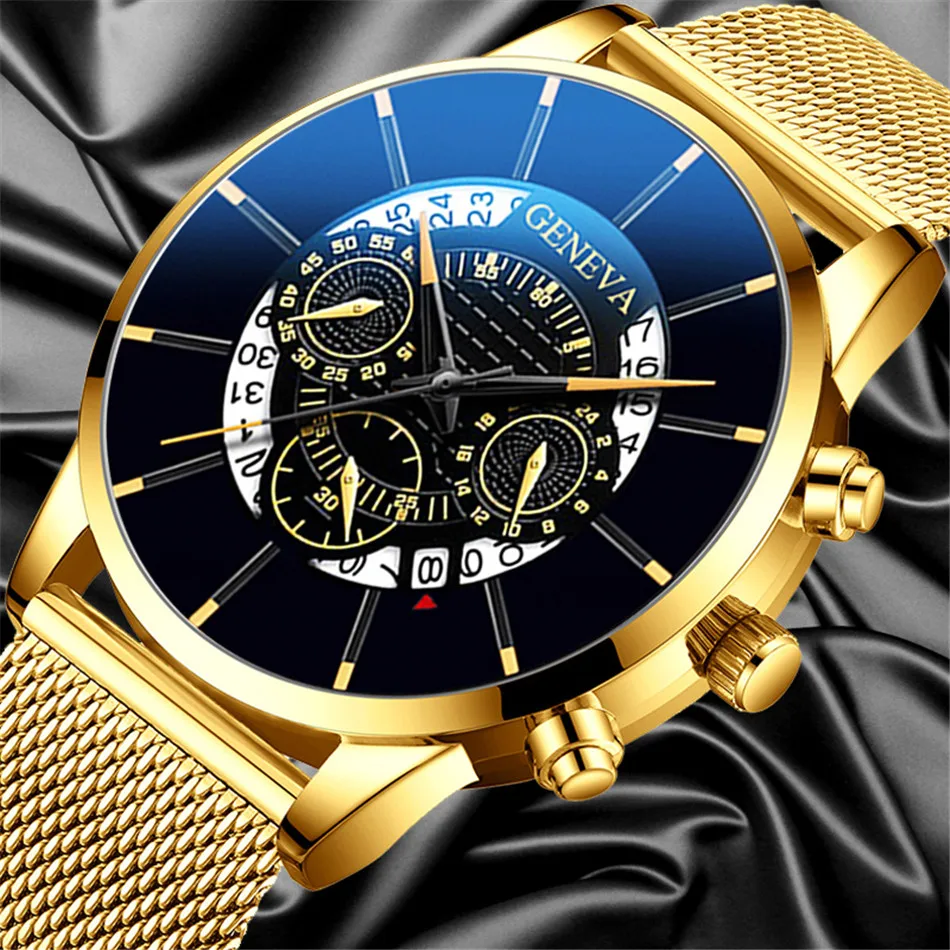 Luxury Men's Fashion Business Calendar Watches Blue Stainless Steel Mesh Belt Analog Quartz Watch relogio masculino mens watch
Luxury Men's Fashion Business Calendar Watches Blue Stainless Steel Mesh Belt Analog Quartz Watch relogio masculino mens watch