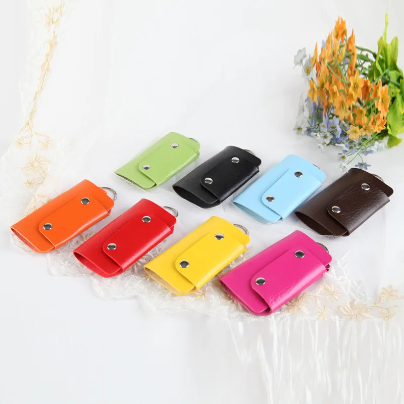 Fashion Pu Leather Key Cover Wallet Business Gift Leather Key Chain Men Women Car Key Strap Waist Wallet Keychains Keyrings
Fashion Pu Leather Key Cover Wallet Business Gift Leather Key Chain Men Women Car Key Strap Waist Wallet Keychains Keyrings