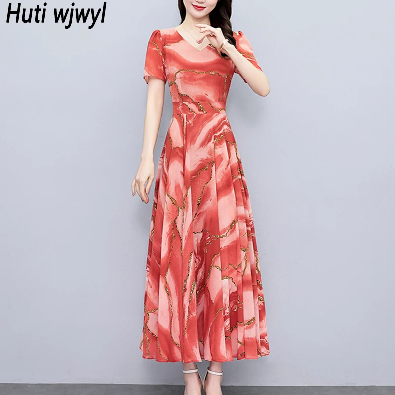 2024 Summer Red Floral Short Sleeve Midi Dress Women Elegant Bodycon Chic Luxury Night Dress Fashion Vintage Party Long Vestidos
2024 Summer Red Floral Short Sleeve Midi Dress Women Elegant Bodycon Chic Luxury Night Dress Fashion Vintage Party Long Vestidos