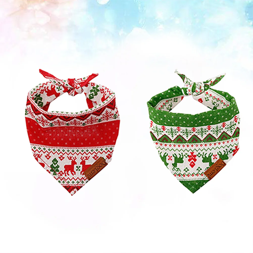 2Pcs Dog Cat Collar Pet Bandana Pet Deer Pattern Triangle Scarf Christmas Costume for Christmas Size L
2Pcs Dog Cat Collar Pet Bandana Pet Deer Pattern Triangle Scarf Christmas Costume for Christmas Size L