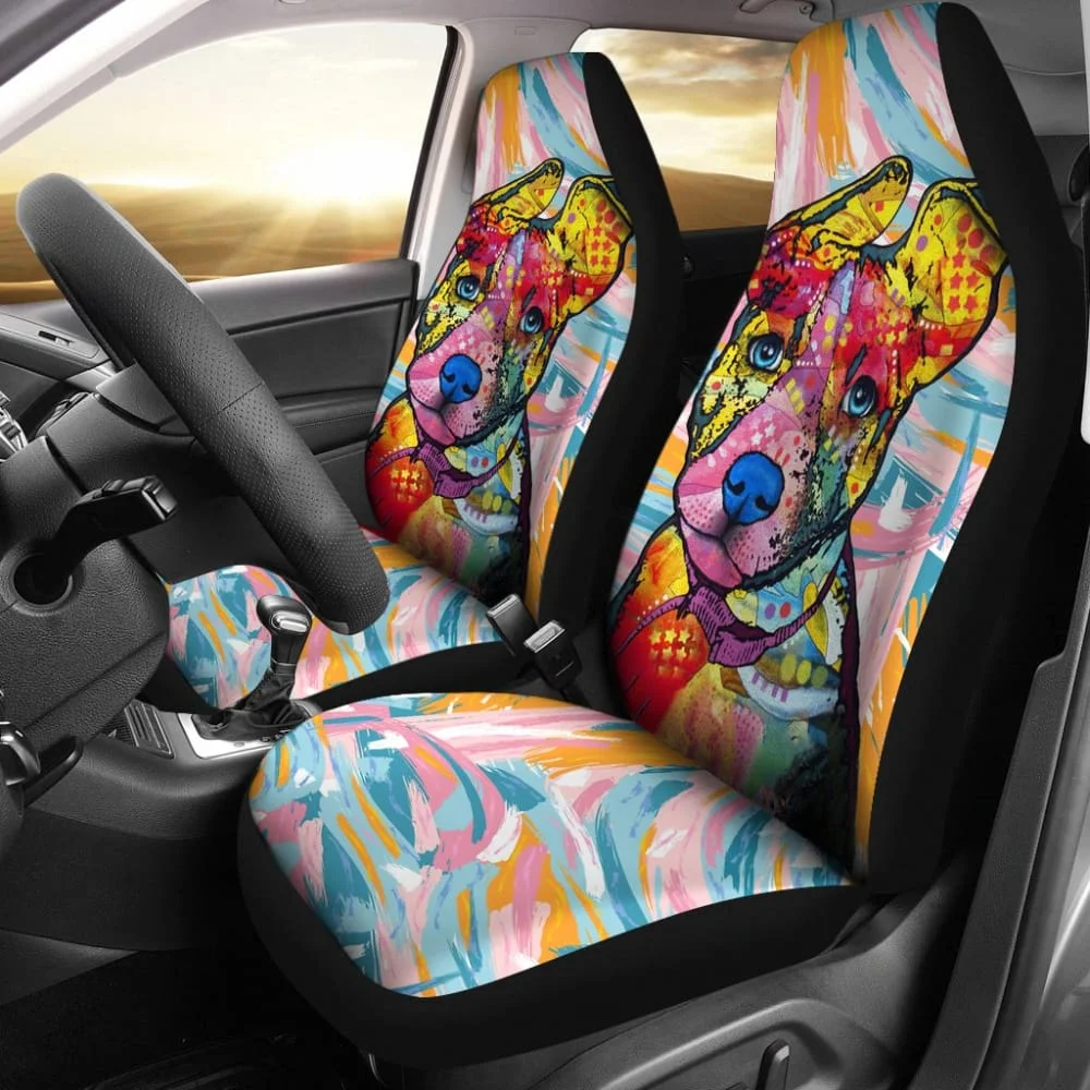 Colorful Painting Pitbull Car Seat Covers 211604,Pack of 2 Universal Front Seat Protective Cover
Colorful Painting Pitbull Car Seat Covers 211604,Pack of 2 Universal Front Seat Protective Cover