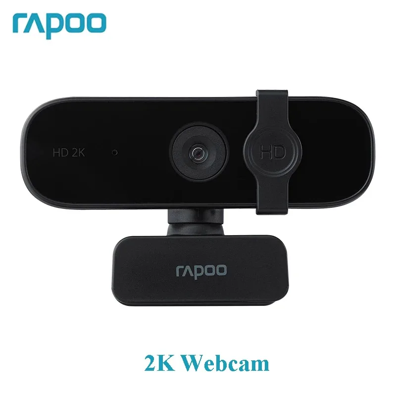 

Rapoo C280 Webcam 2K HD With USB2.0 With Mic Rotatable Cameras For Live Broadcast Video Calling ConferenceCamera