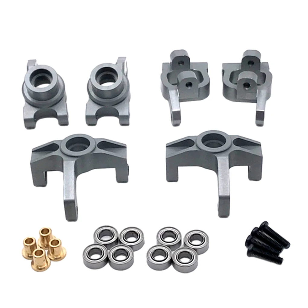 Aluminum Alloy C Hubs Caster Blocks Steering Cup Bearing Upgrade set For Wltoys 144010 RC Car Part
Aluminum Alloy C Hubs Caster Blocks Steering Cup Bearing Upgrade set For Wltoys 144010 RC Car Part