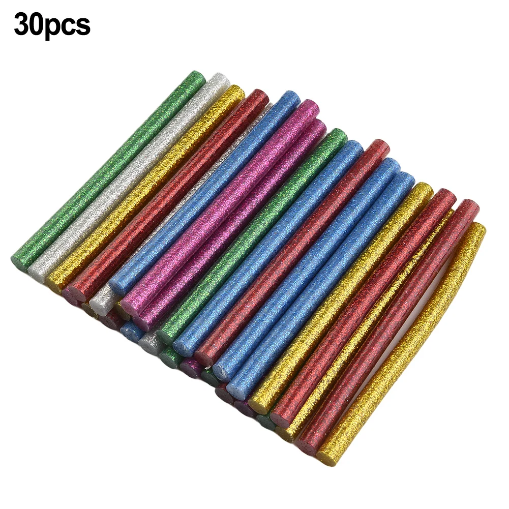 30pcs 7×100mm Hot Glue Stick Colored Glitter High Viscosity Hot Melt Glue Stick For Wood Plastic Fiber Electronic Household Tool
30pcs 7×100mm Hot Glue Stick Colored Glitter High Viscosity Hot Melt Glue Stick For Wood Plastic Fiber Electronic Household Tool