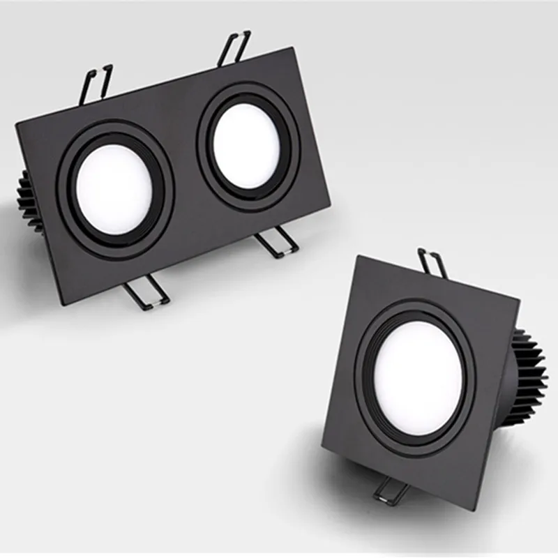 Nordic Modern Recessed Single Head Double Head LED Dimmable Downlight 7W 12W24W LED Spotlight Ceiling Decoration Ceiling Light
Nordic Modern Recessed Single Head Double Head LED Dimmable Downlight 7W 12W24W LED Spotlight Ceiling Decoration Ceiling Light