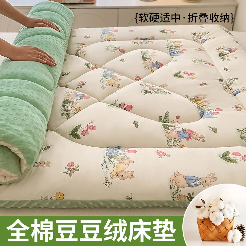 

Mattresses, bean velvet mattresses soft cushions, household student dormitories, single person mattresses, all cotton children's