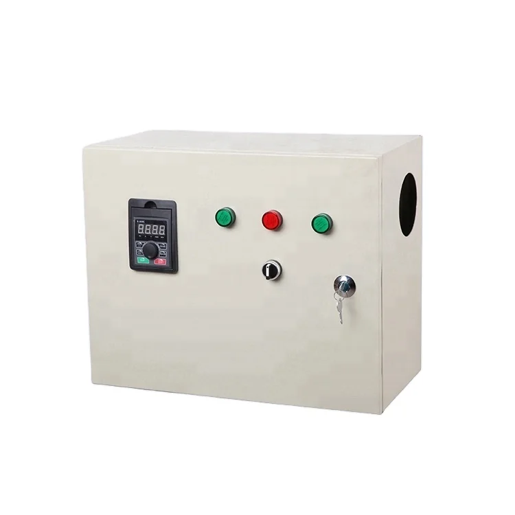 Electrical control panel 220V 380V three-phase inverter control cabinet box
Electrical control panel 220V 380V three-phase inverter control cabinet box