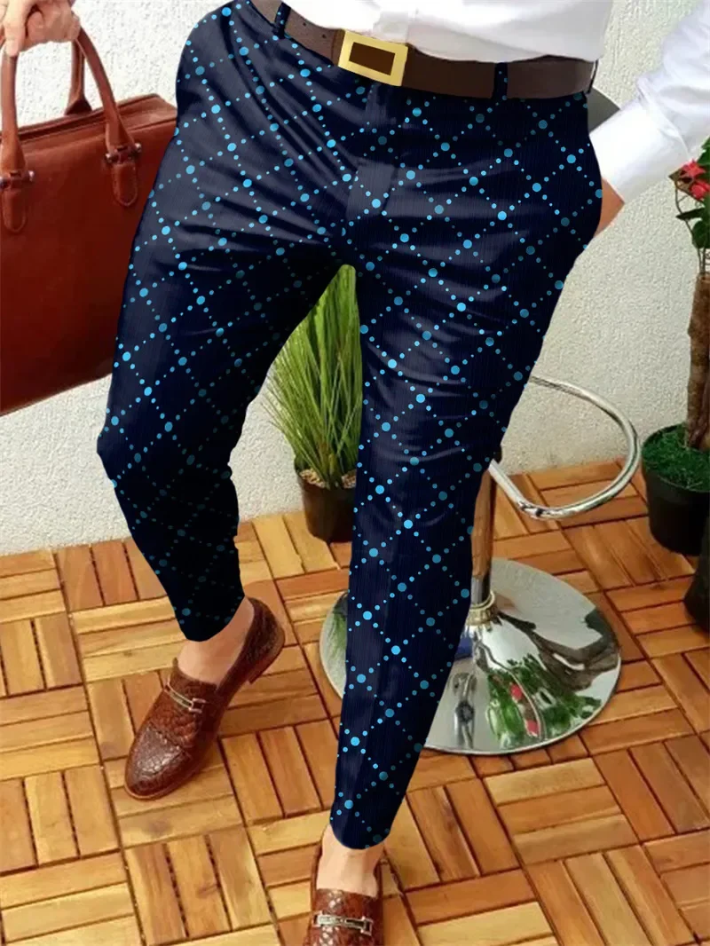 2023 Men Business Casual Trousers Geometric Pattern Print Straight Long Pants Mens Spring Autumn Fashion Streetwear Men Clothing
2023 Men Business Casual Trousers Geometric Pattern Print Straight Long Pants Mens Spring Autumn Fashion Streetwear Men Clothing