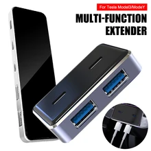 Car USB Extender For Tesla 2021 Model 3 Model Y Interior Charging Distributor Port Output Plug Converter Decoration Accessories
Car USB Extender For Tesla 2021 Model 3 Model Y Interior Charging Distributor Port Output Plug Converter Decoration Accessories