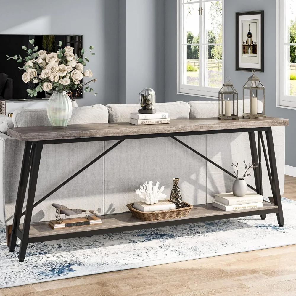 70.9 Inches Extra Long Sofa Table Behind Couch, Industrial Entry Console Table for Hallway, Entryway & Living Room
70.9 Inches Extra Long Sofa Table Behind Couch, Industrial Entry Console Table for Hallway, Entryway & Living Room