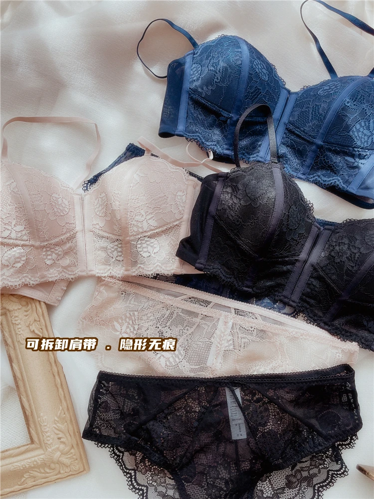 Sexy Lace Bra Sets Thin Cotton Gathering No Steel Rings Strapless Tube Top Invisible Underwear Suit Dress Off Shoulder Lingerie
Sexy Lace Bra Sets Thin Cotton Gathering No Steel Rings Strapless Tube Top Invisible Underwear Suit Dress Off Shoulder Lingerie