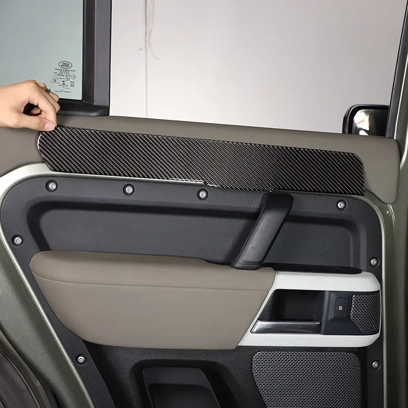 For Land Rover Defender 110 2020-24 Soft Carbon Fiber Car Inner Door Back Row Armrest Panel Cover Trim Stickers Car Accessories
For Land Rover Defender 110 2020-24 Soft Carbon Fiber Car Inner Door Back Row Armrest Panel Cover Trim Stickers Car Accessories