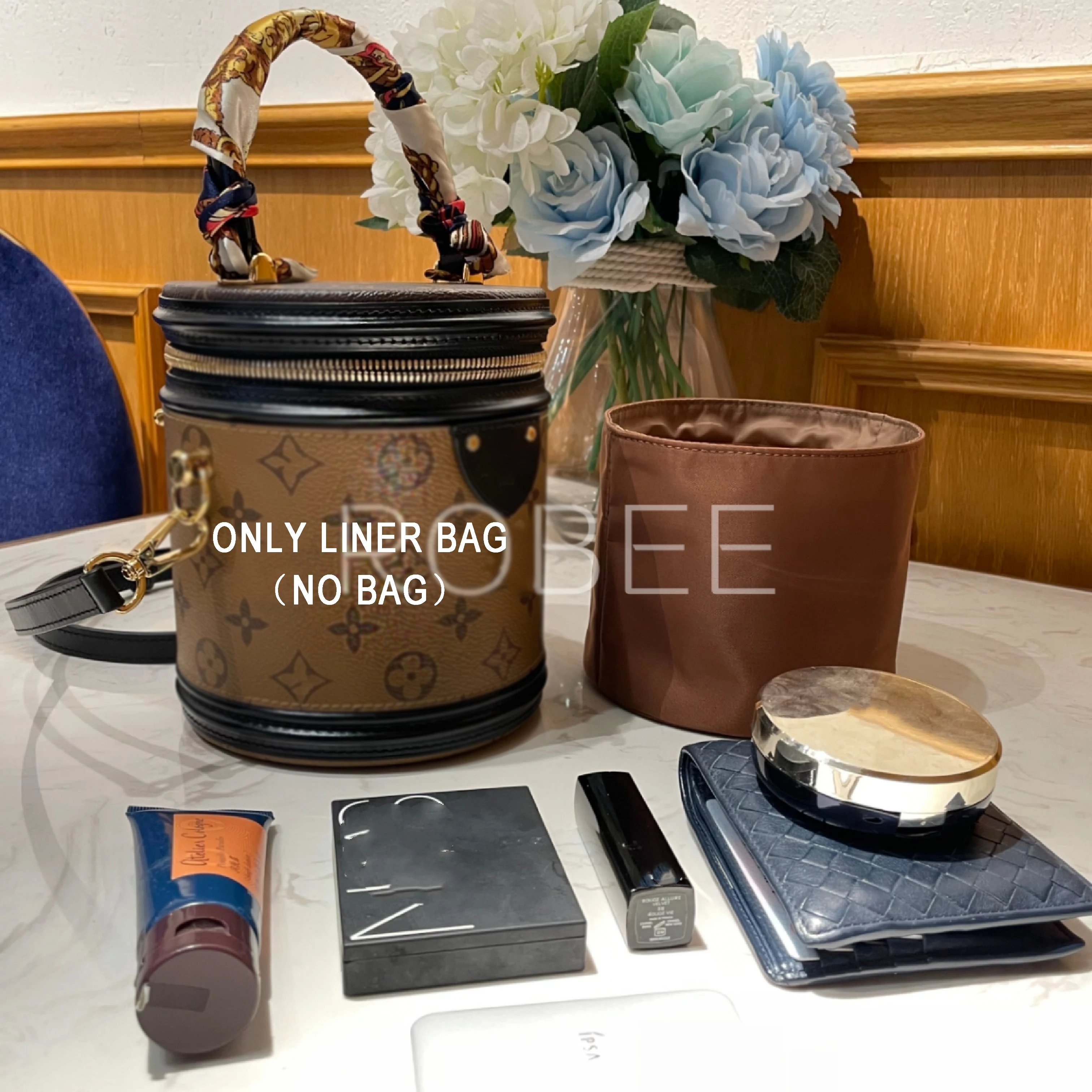 

Rose ONLINE For Lv cannes cylinder bag, fortune bucket inner tank bag, lined inner bag, finishing and storage bag