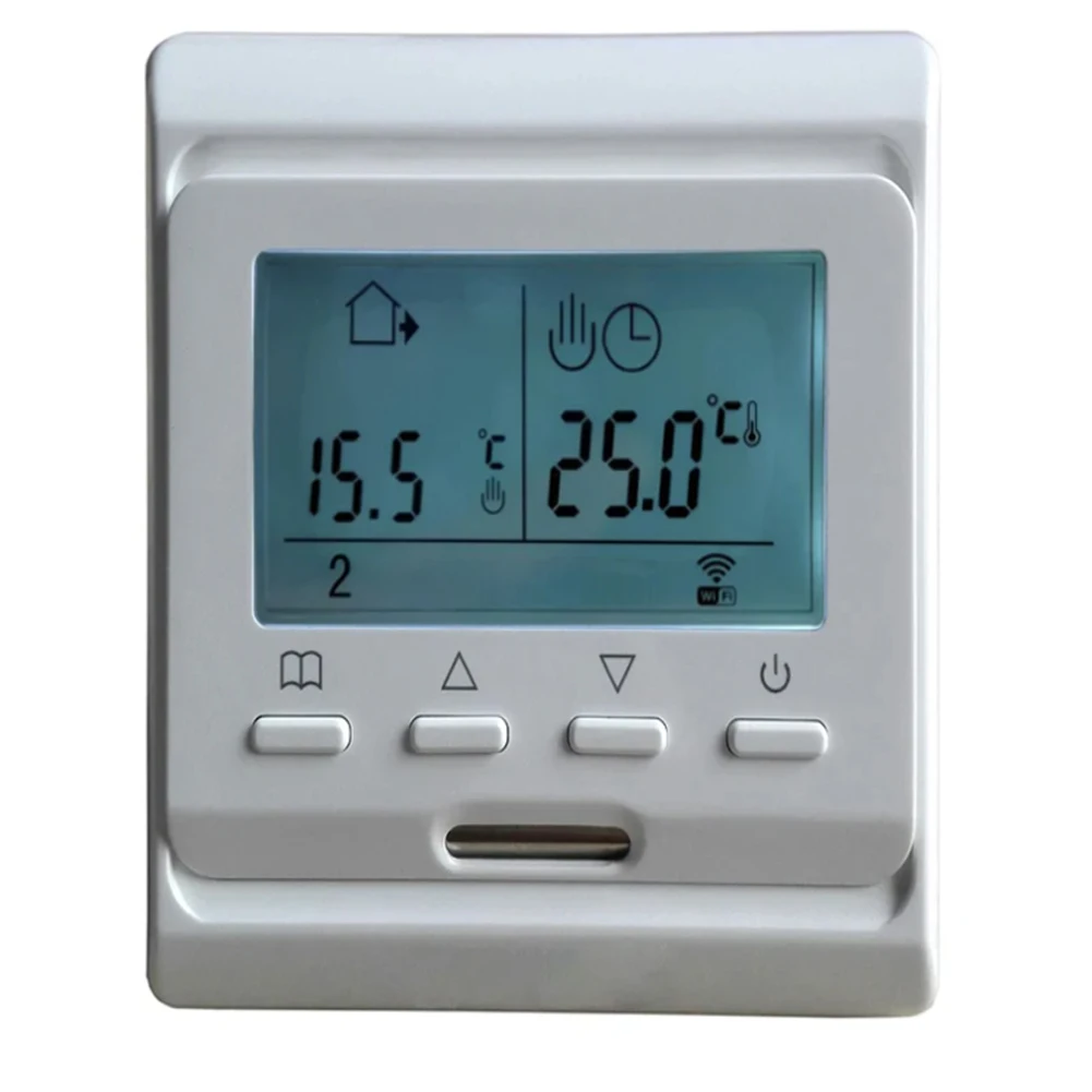 Programmable Tuya Smart WiFi Thermostat Electric Heating Warm Floor Temperature Controller MK60WL/MK60E 86*86*43MM
Programmable Tuya Smart WiFi Thermostat Electric Heating Warm Floor Temperature Controller MK60WL/MK60E 86*86*43MM