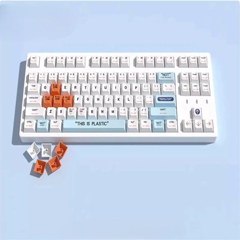 

MiFuny Plastic Theme Keycap Set XDA Profile PBT Dye Sublimation Custom Fit 61/64/68/87/96/98/104 Keycaps for Mechanical Keyboard