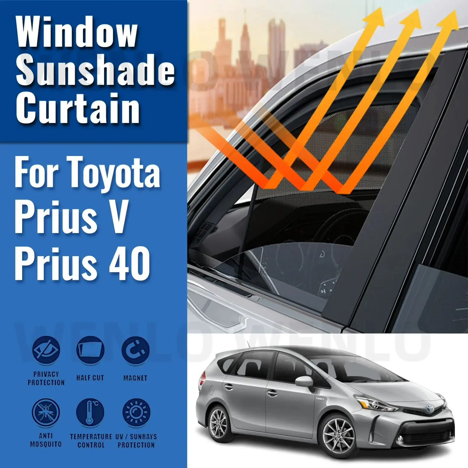 For Toyota Prius V 2011-2018 Magnetic Sun Shade Car Sun Visor Front Windshield Curtains Summer Window Sunshade Auto Accesorries
For Toyota Prius V 2011-2018 Magnetic Sun Shade Car Sun Visor Front Windshield Curtains Summer Window Sunshade Auto Accesorries