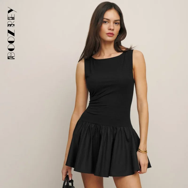 Платье BoozRey женское с высокой талией, однотонное Плиссированное мини-платье без рукавов, с круглым вырезом, тонкое летнее
Платье BoozRey женское с высокой талией, однотонное Плиссированное мини-платье без рукавов, с круглым вырезом, тонкое летнее