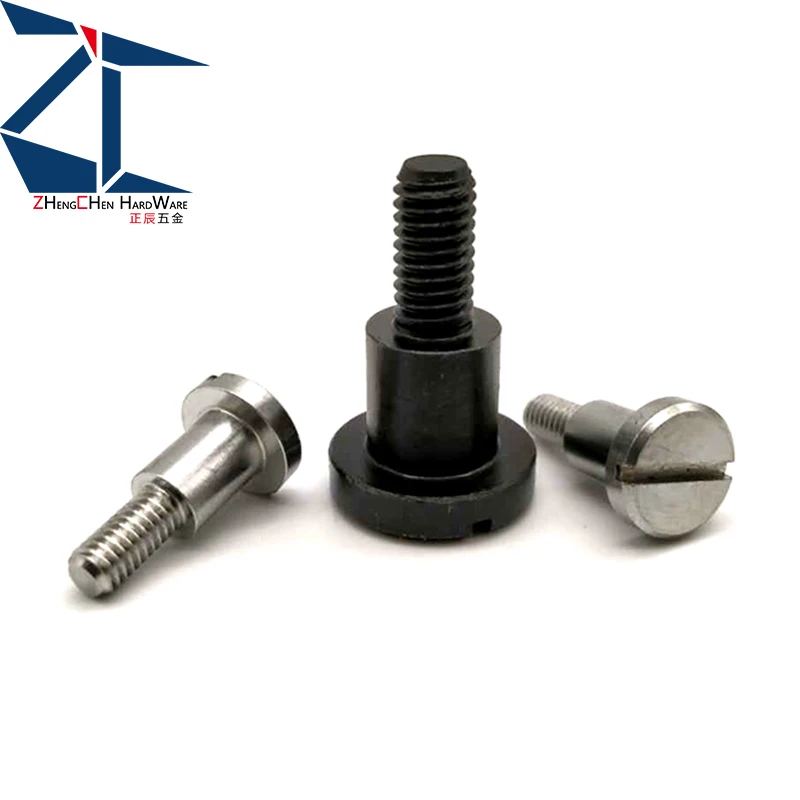 

CBD D4-12mm Fulcrum Pins - Slot Groove SUS304 Coarse Thread Black Screws