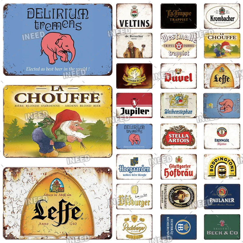 Vintage Metal Signs Belgium Beer Brand Poster Vintage Tin Sign Metal Sign Decorative Plaque for Pub Bar Man Cave Club Wall Decor
Vintage Metal Signs Belgium Beer Brand Poster Vintage Tin Sign Metal Sign Decorative Plaque for Pub Bar Man Cave Club Wall Decor