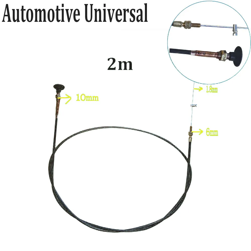 1PCS Carburetor Choke Cable 1.5/2/3 Meter Bike Push-pull Choke Throttle Cable For Motocross Universal Push-pull Control Choke
1PCS Carburetor Choke Cable 1.5/2/3 Meter Bike Push-pull Choke Throttle Cable For Motocross Universal Push-pull Control Choke