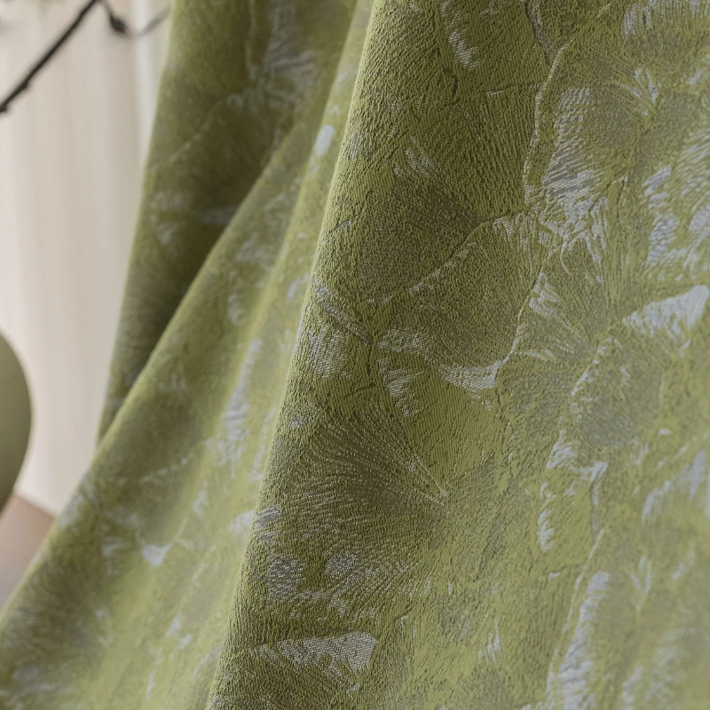French Retro Luxury High-end Green Jacquard Polyester-cotton American Curtains for Living Dining room Bedroom Tulle Custom
French Retro Luxury High-end Green Jacquard Polyester-cotton American Curtains for Living Dining room Bedroom Tulle Custom