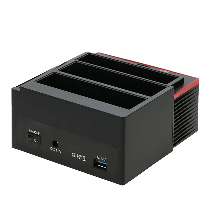 1 PCS All In 1 Dual Bay HDD Docking Station Black Plastic USB 3.0 HDD Station EU Plug
1 PCS All In 1 Dual Bay HDD Docking Station Black Plastic USB 3.0 HDD Station EU Plug