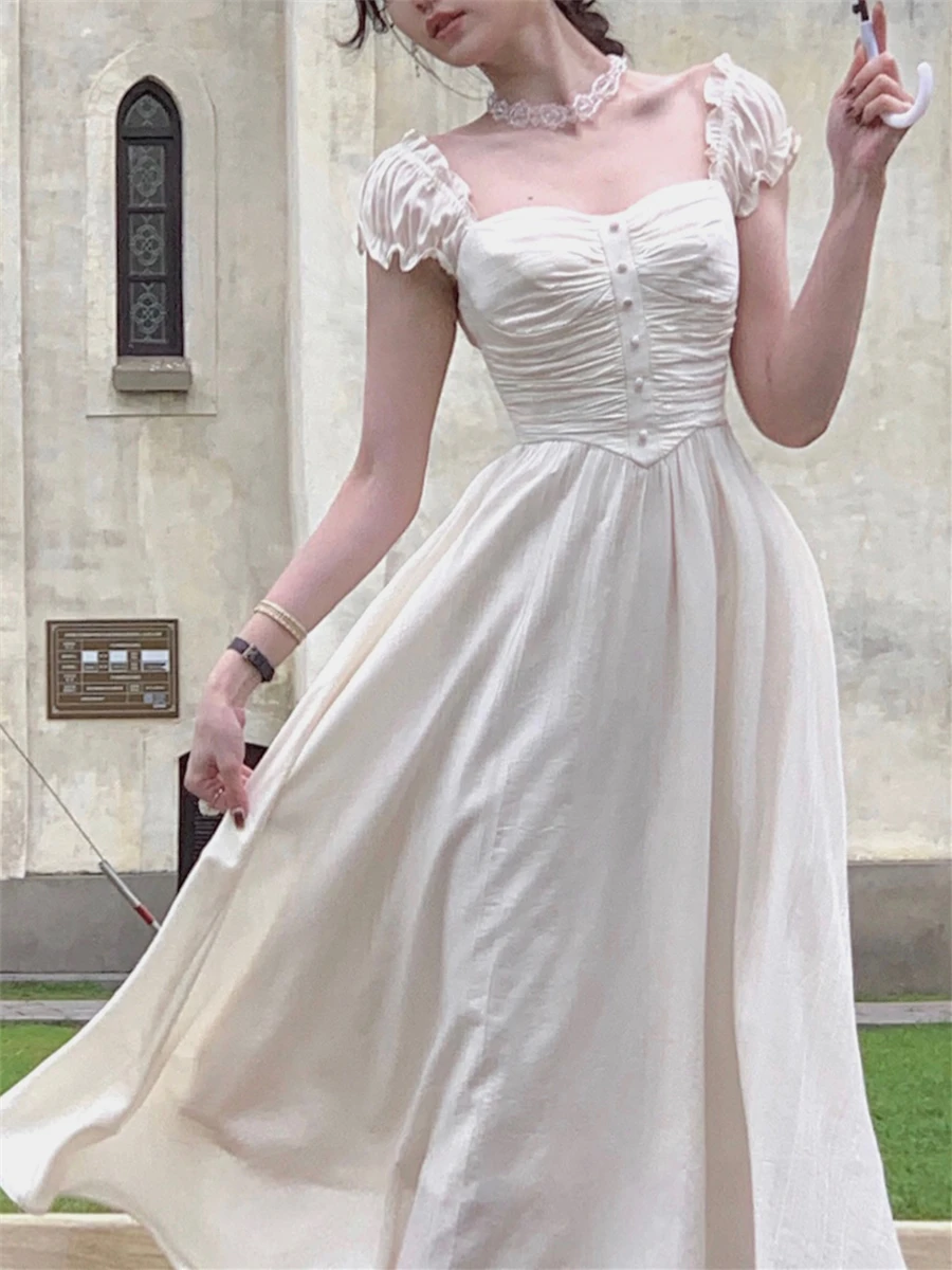 Midi Dress Women Summer 2023 New Elegant Vintage Sexy Korean Casual Dresses Prom Evening Party Fashion Robe Female Slim Clothes
Midi Dress Women Summer 2023 New Elegant Vintage Sexy Korean Casual Dresses Prom Evening Party Fashion Robe Female Slim Clothes