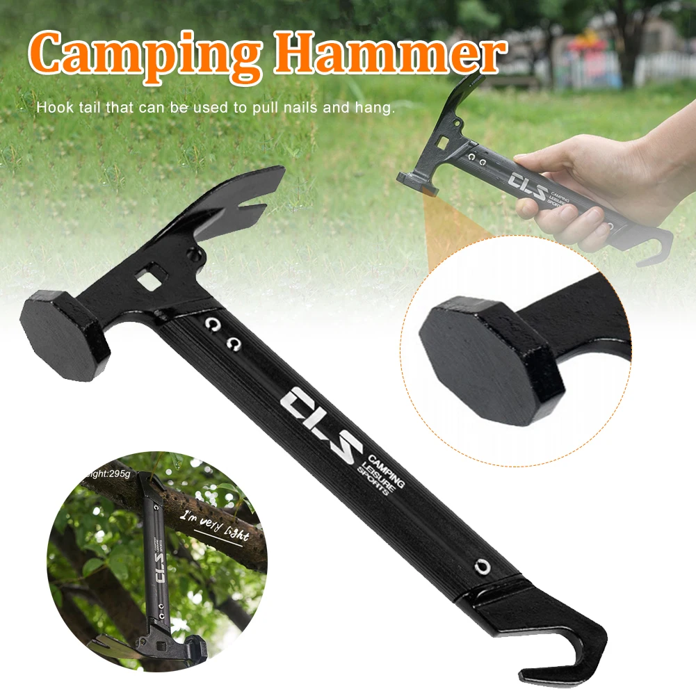 Outdoor Camping Tent Peg Hammer Multifunctional Stakes Nail Puller With Stake Puller Mountaineering Hiking Camping Tool Hammer
Outdoor Camping Tent Peg Hammer Multifunctional Stakes Nail Puller With Stake Puller Mountaineering Hiking Camping Tool Hammer