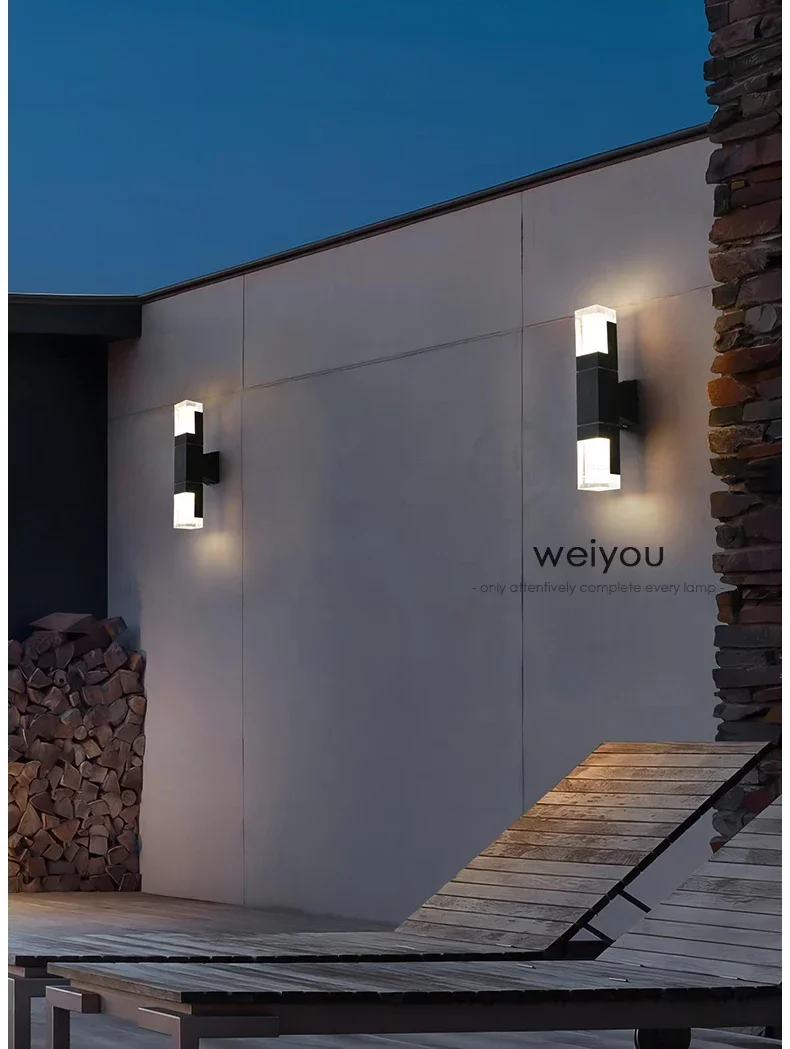 Outdoor waterproof wall light IP65 for garden walls
