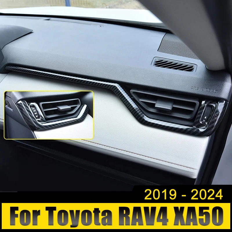 For Toyota RAV4 XA50 2019-2021 2022 2023 2024 2PCS ABS Car Interior Central Control Decoration Strip Modification Trim Sticker
For Toyota RAV4 XA50 2019-2021 2022 2023 2024 2PCS ABS Car Interior Central Control Decoration Strip Modification Trim Sticker
