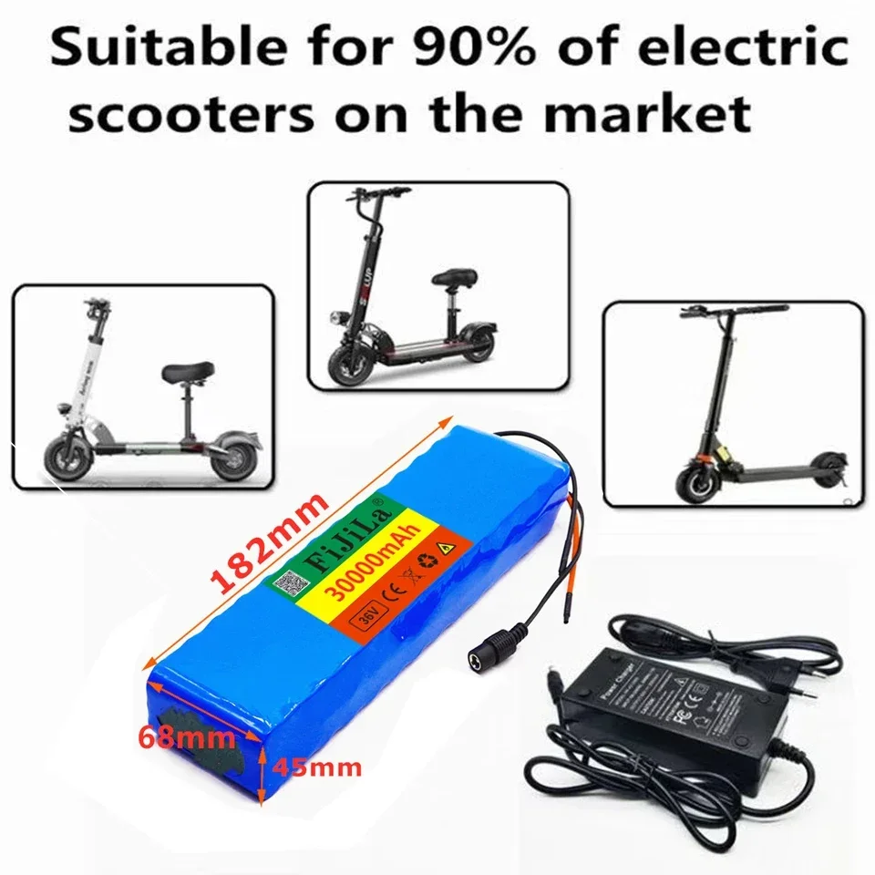 10S2P 36V 30Ah Battery ebike battery pack 18650 Li-Ion 500W High Power and Capacity 42V Motorcycle Scooter with charger
10S2P 36V 30Ah Battery ebike battery pack 18650 Li-Ion 500W High Power and Capacity 42V Motorcycle Scooter with charger