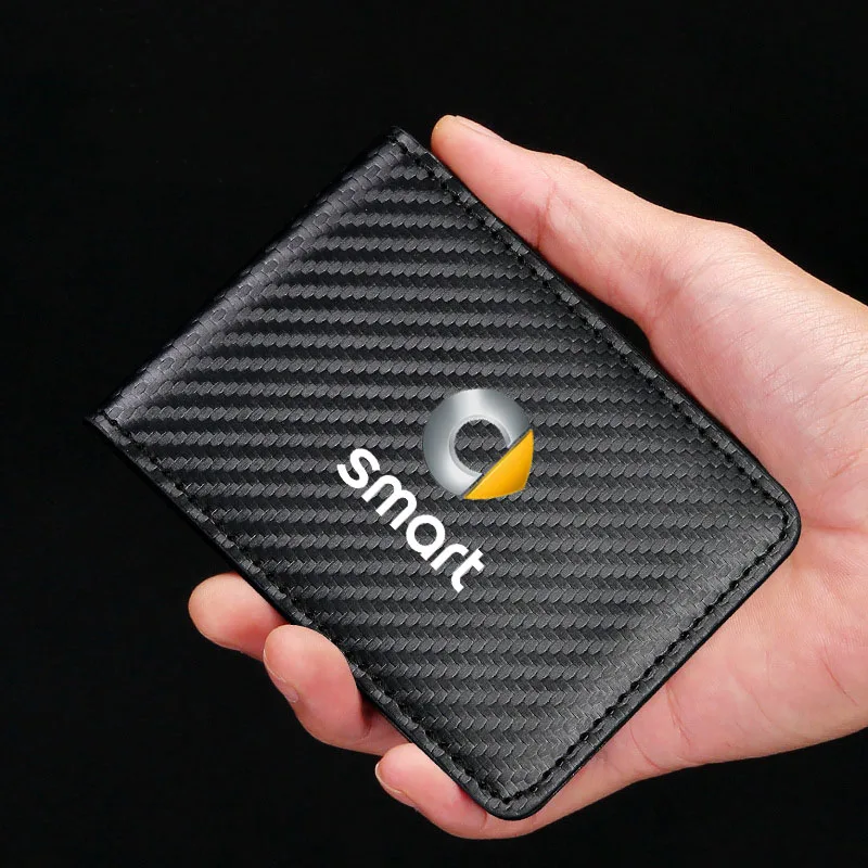 Carbon Fiber Car Driver License Bag ID Card Holder Wallet Credit Card Bag for SMART 453 Fortwo Forfour 451Car Accsesories
Carbon Fiber Car Driver License Bag ID Card Holder Wallet Credit Card Bag for SMART 453 Fortwo Forfour 451Car Accsesories