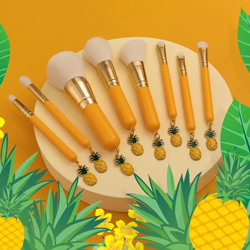 8PCS/SET Makeup Brush Set New Pineapple Pendant Novice Loose Powder Eye Shadow Detail Brush Soft Professional Makeup Tool
8PCS/SET Makeup Brush Set New Pineapple Pendant Novice Loose Powder Eye Shadow Detail Brush Soft Professional Makeup Tool
