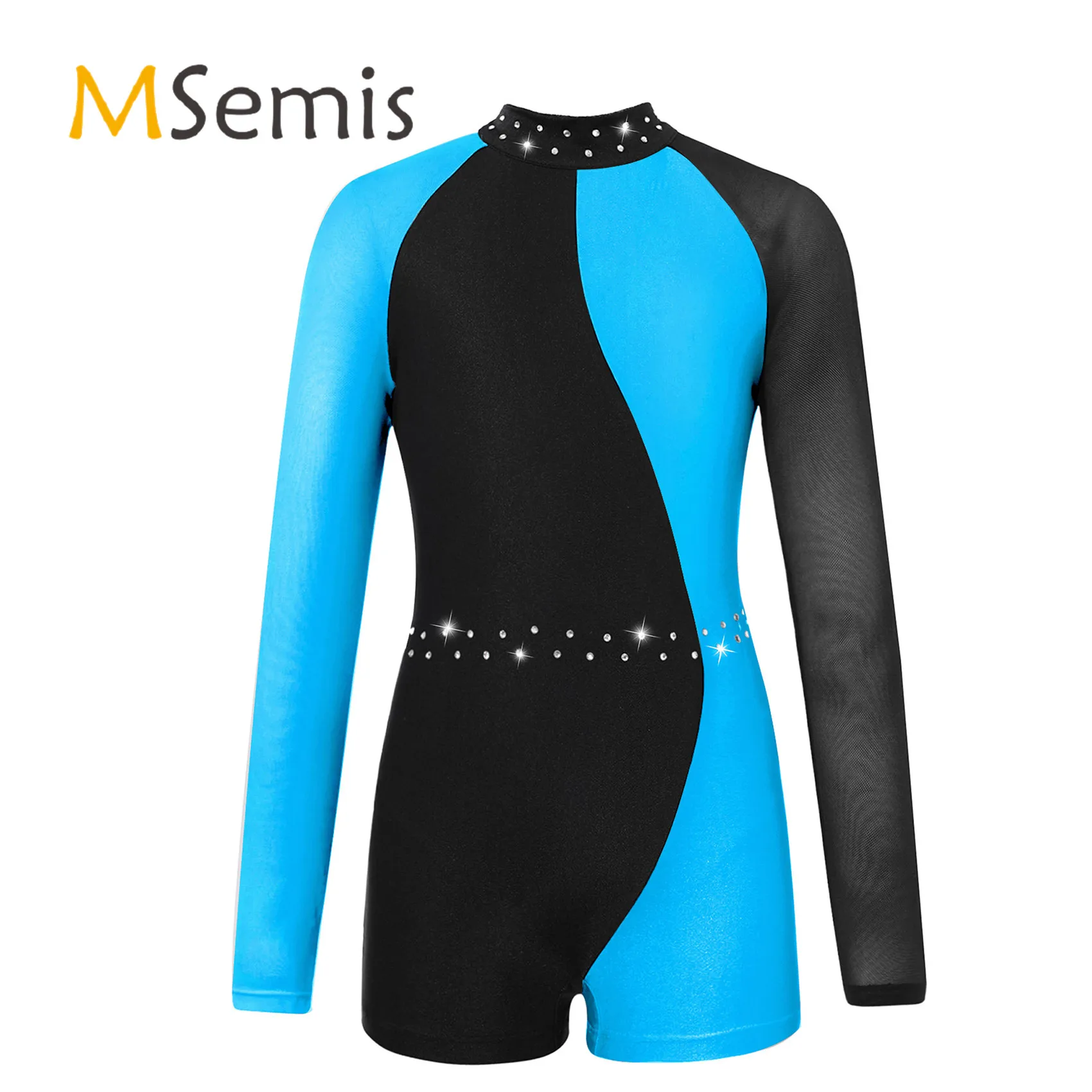 Kids Girls Gymnatics Ballet Dance Leotards Jumpsuit Mesh Long Sleeve Round Collar Invisible Zipper Closure Back Dancewear
Kids Girls Gymnatics Ballet Dance Leotards Jumpsuit Mesh Long Sleeve Round Collar Invisible Zipper Closure Back Dancewear